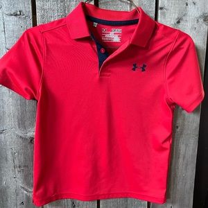 Under Armour Boys Size Small Golf Polo